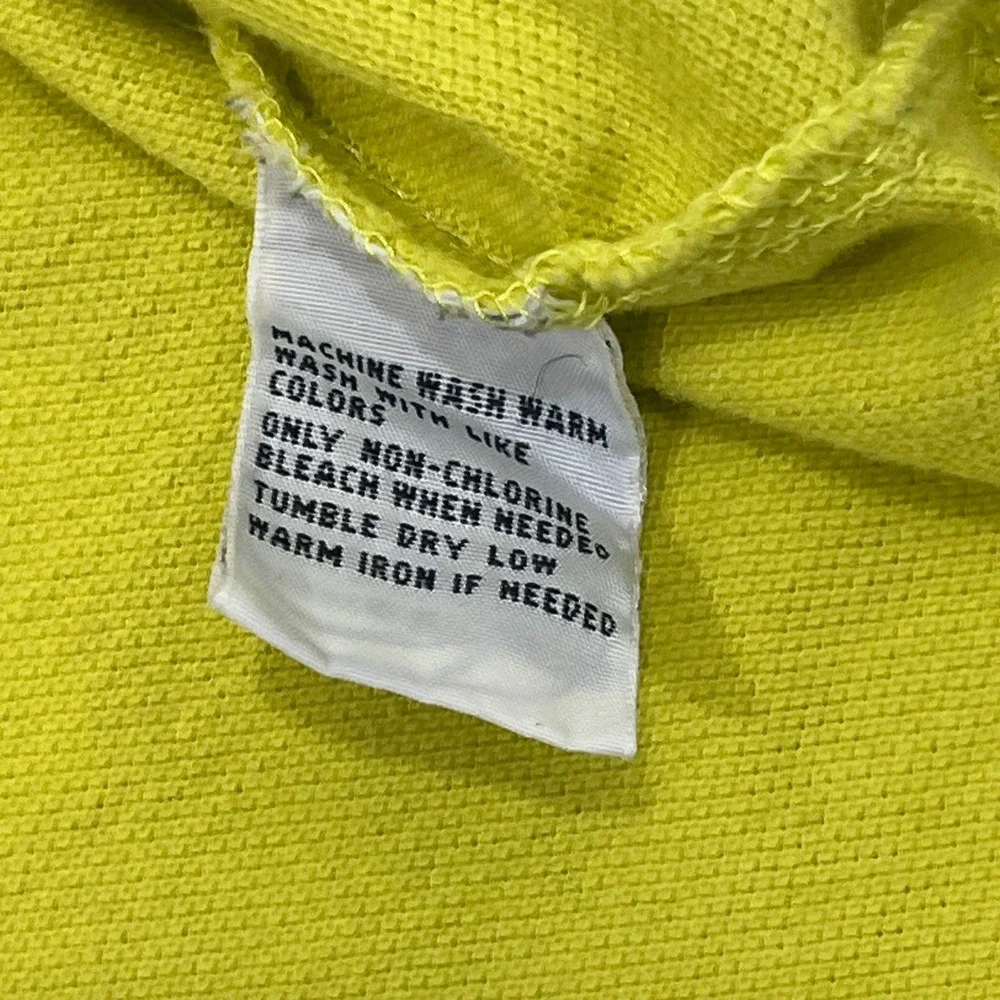 Polo Ralph Lauren Mens Custom Fit Polo Shirt Chartreuse‎ Blue Pony Small S/Pe